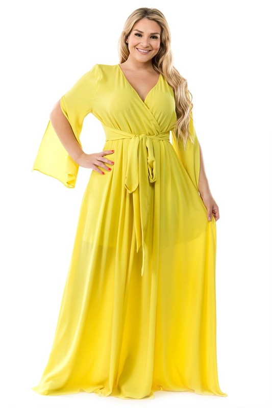 PLUS SIZE MAXI DRESS